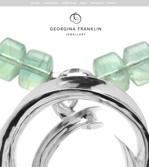 Georgina Franklin Jewellery website